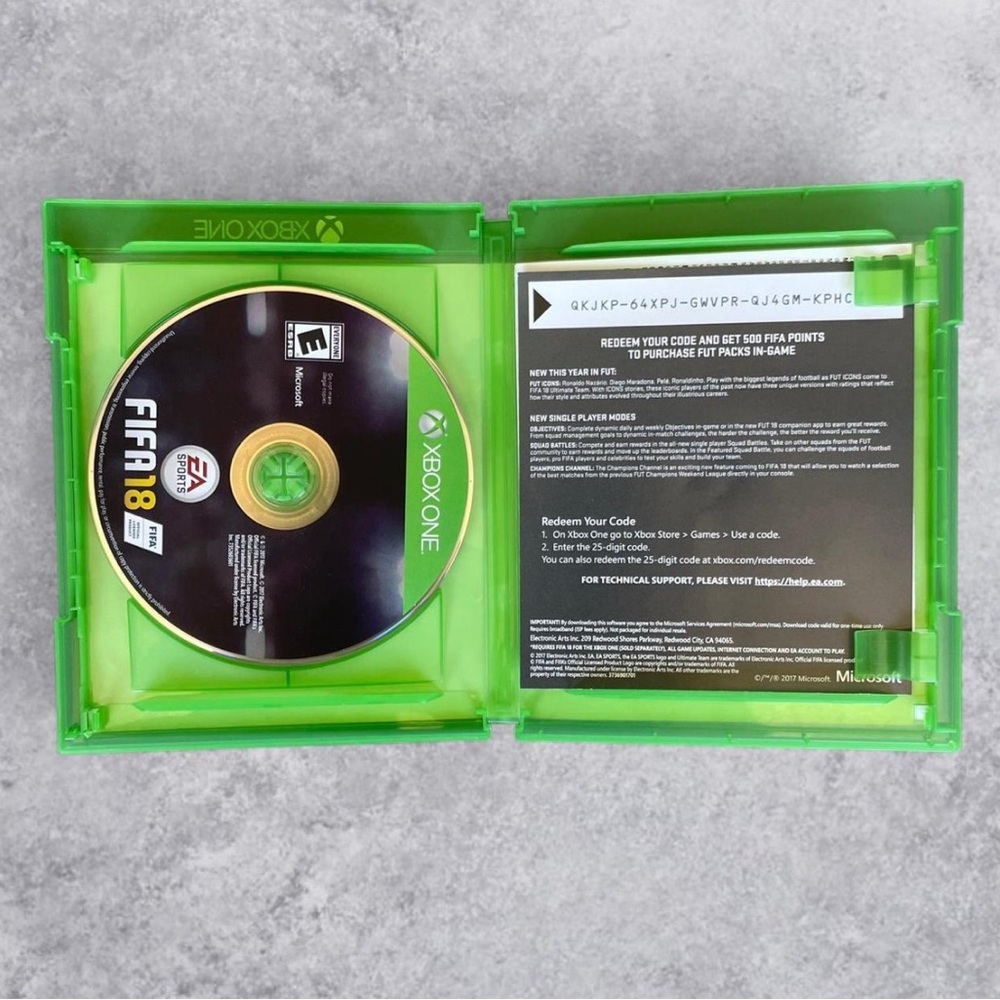 FIFA 18 Xbox One Game Complete Tested Working Ronaldo EA Sports